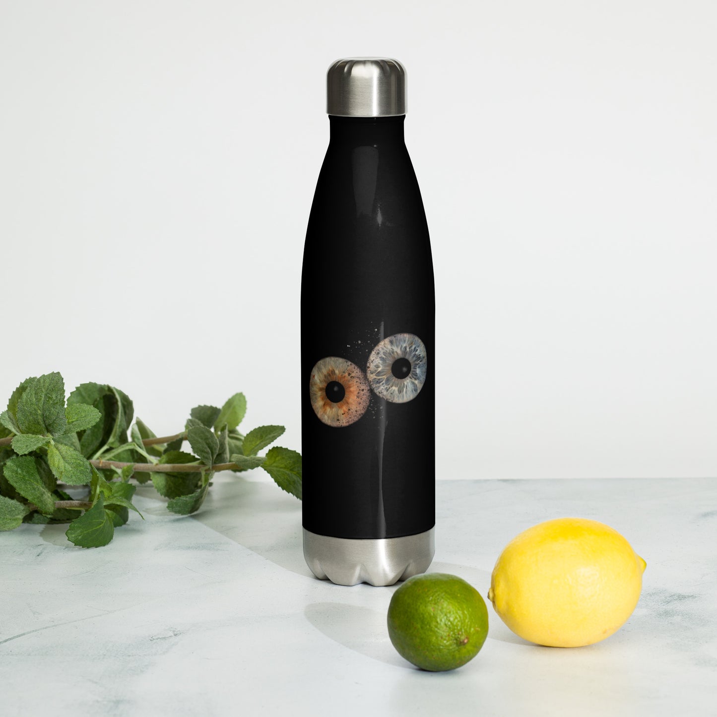 Iris-Thermosflasche - Schwarz