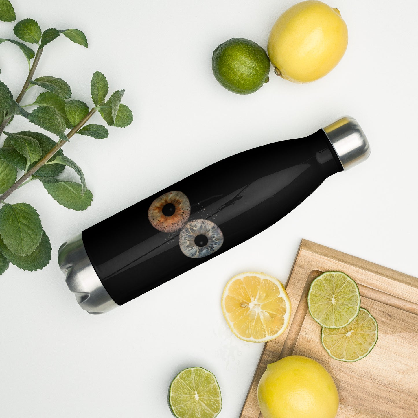 Iris-Thermosflasche - Schwarz