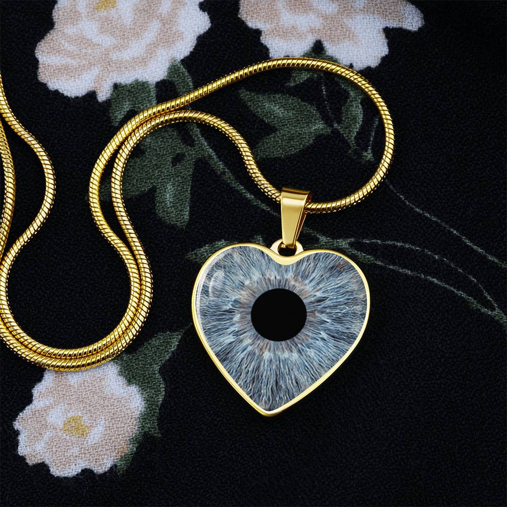 Iris Herz-Halskette - Gold